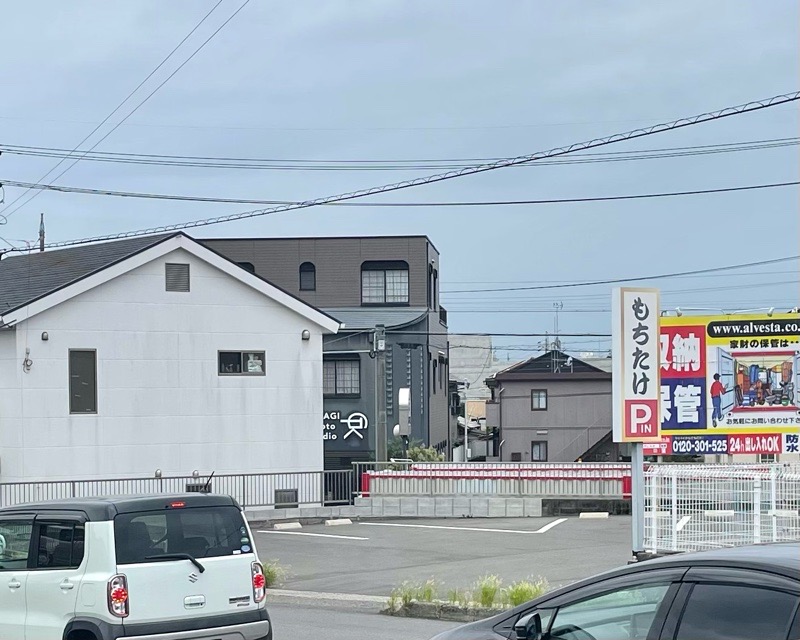 犬山お土産　栗羽二重のもちたけ　駐車場