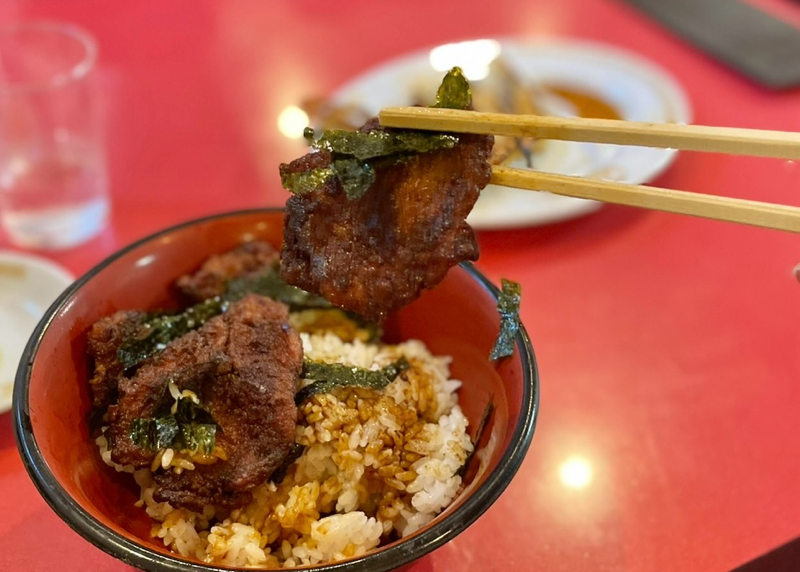 犬山城下町　中華ランチ　池田屋のどんでん丼