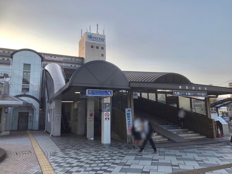 犬山駅　東口　階段