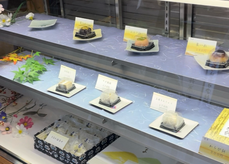 犬山テイクアウト　和菓子　岩井本店の商品　おまんじゅう