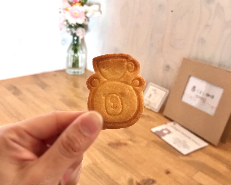 犬山カフェ　くまと珈琲　くまちゃんクッキー