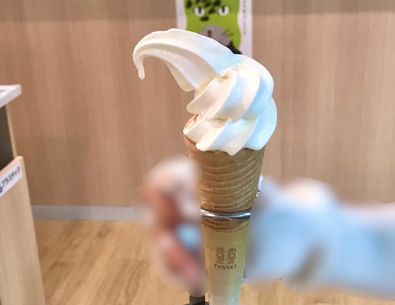 犬山カフェ　ミルクパーラーぴゅーる　ソフトクリーム