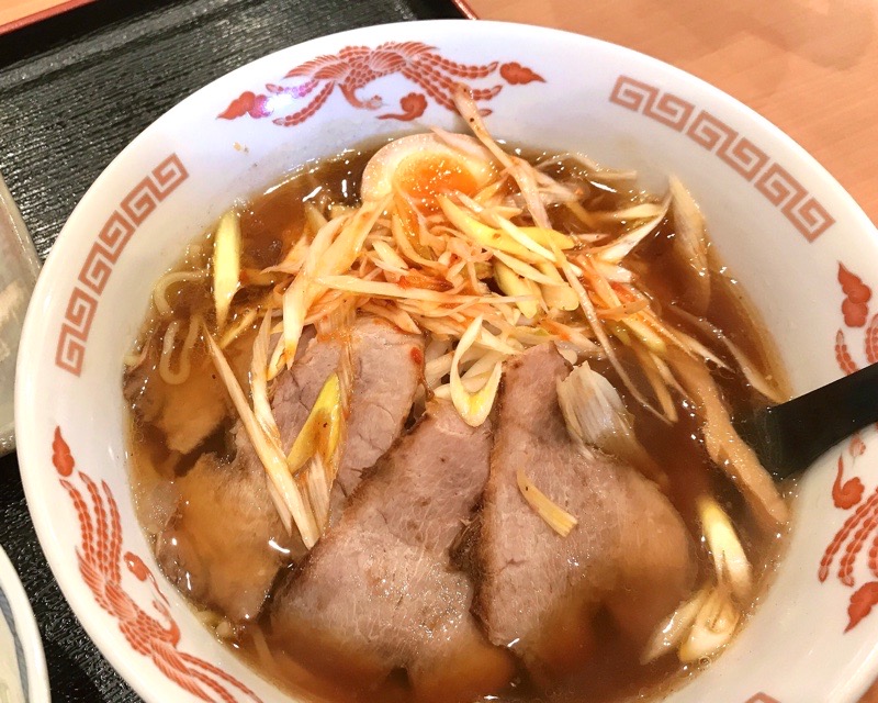 犬山ランチ　ラーメン　元祖タンタン麺　ネギラーメン
