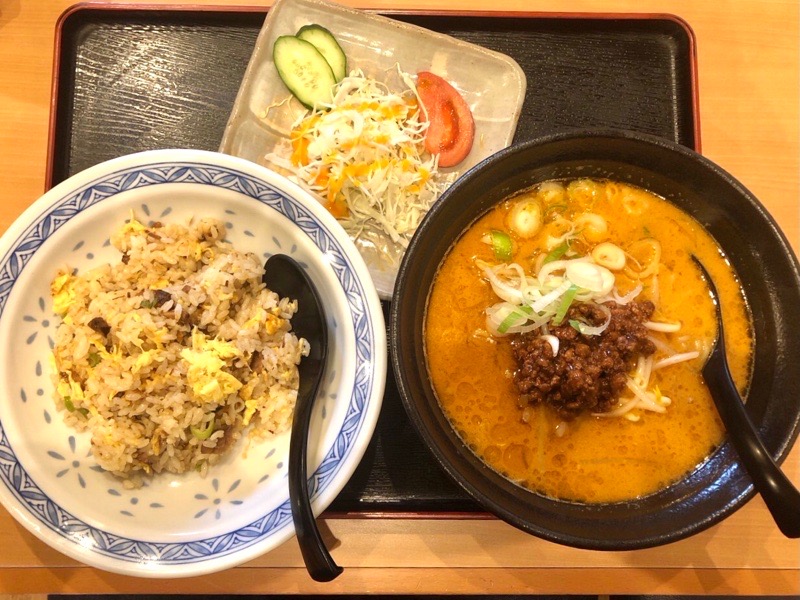 犬山ラーメン　ランチ　元祖　タンタン麺