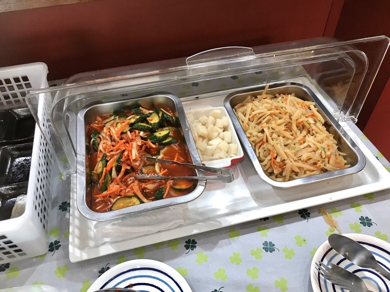 犬山韓国料理ランチ　ハニー食堂　食べ放題の前菜