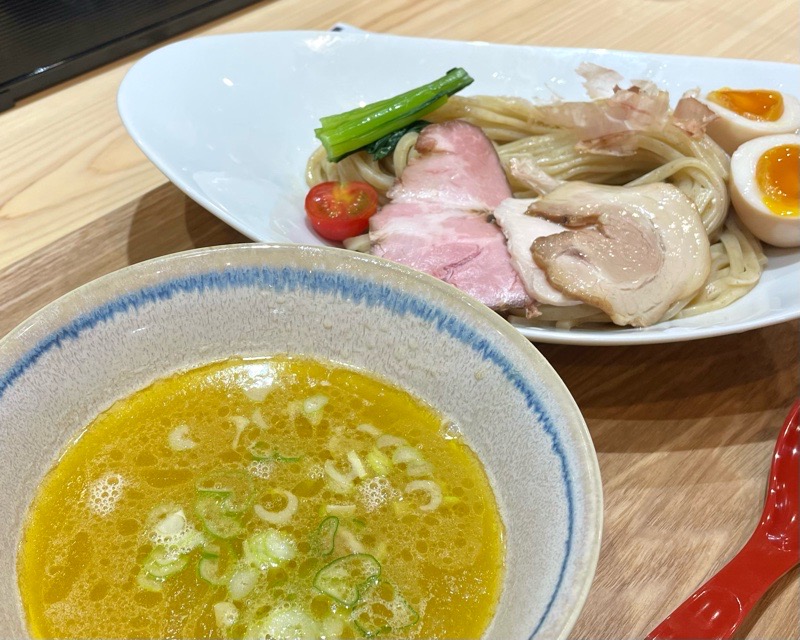 犬山ラーメン結まる　味玉結まるつけ麺