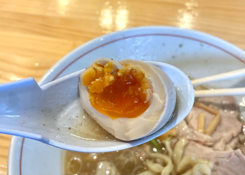 小牧ラーメン　中華そばおおむらの味玉