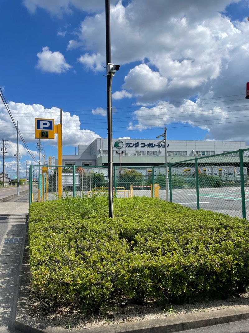 小牧ランチ　N-GARDEN の駐車場　日本特殊陶業株式会社の来客駐車場