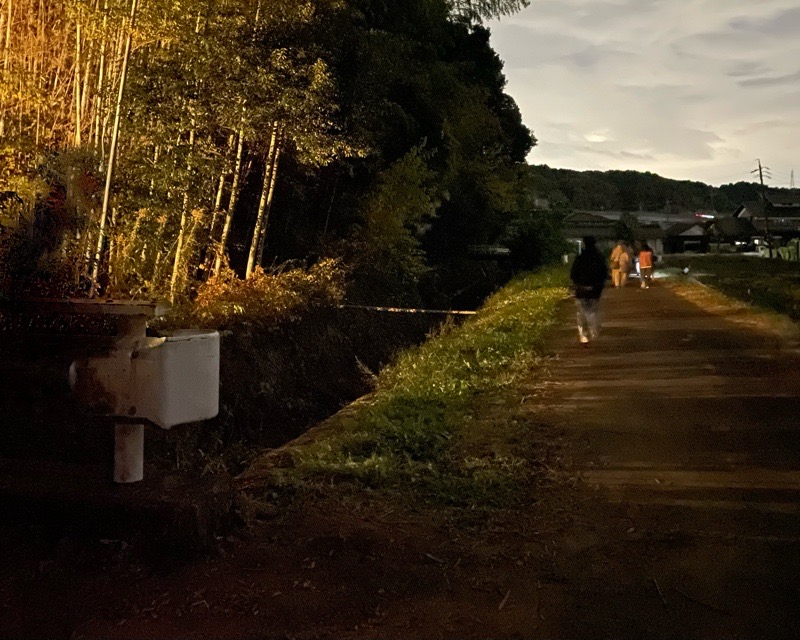 犬山　宵の道　竹あかりナイトウォーク　善師野神明神社