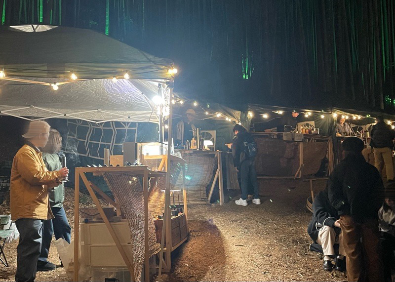 犬山宵の道マルシェ 竹あかりナイトウォーク