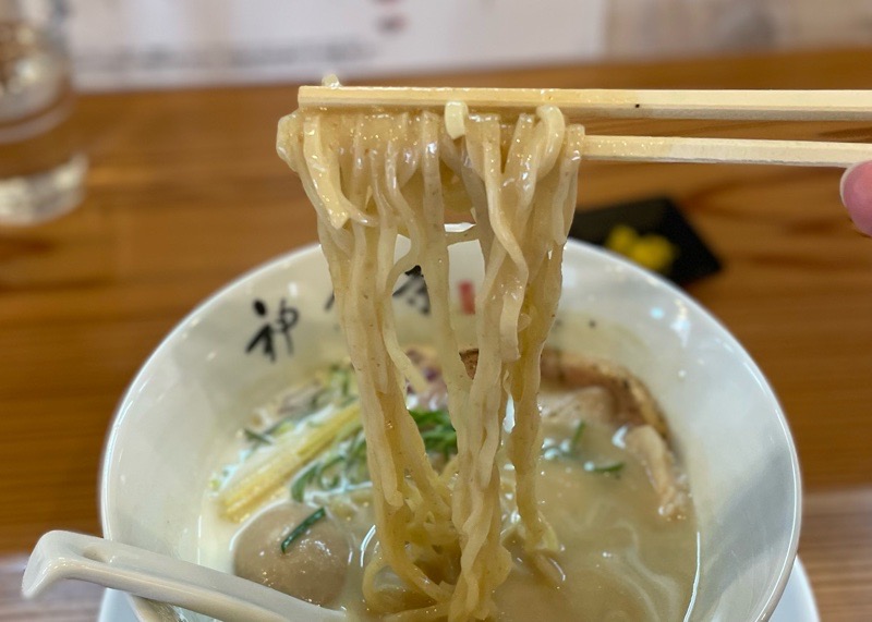 小牧ラーメン　神宮寺　鶏白湯らぁ麺