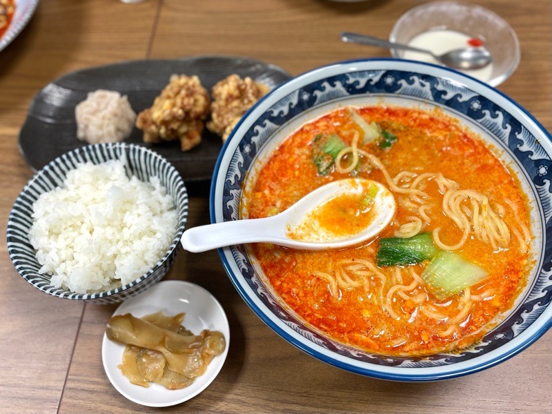 犬山グルメ　中華料理　いがちゃん飯店万里一空の担々麺