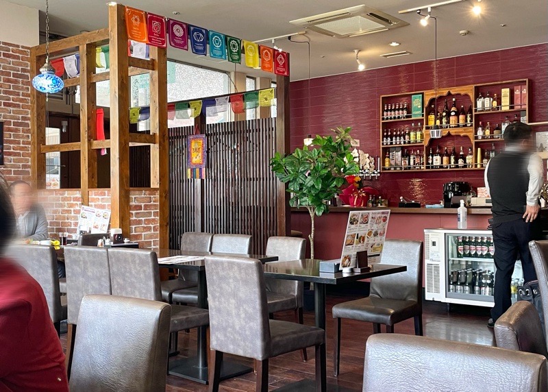 犬山キャスタ　カレーランチ　SAGUNの店内