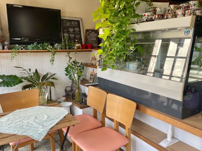 犬山モーニング　おばんざいかふぇやまとーの店内