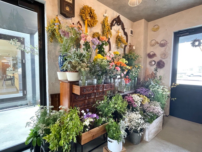 犬山花屋　ラリベルテ　Laliberuteの店内
