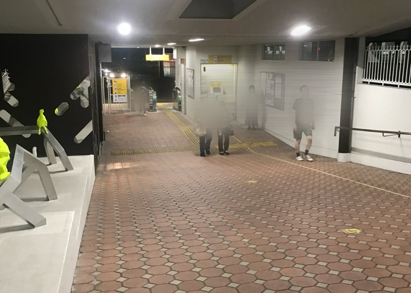 犬山ロングラン花火　　混雑状況レビュー　犬山遊園駅