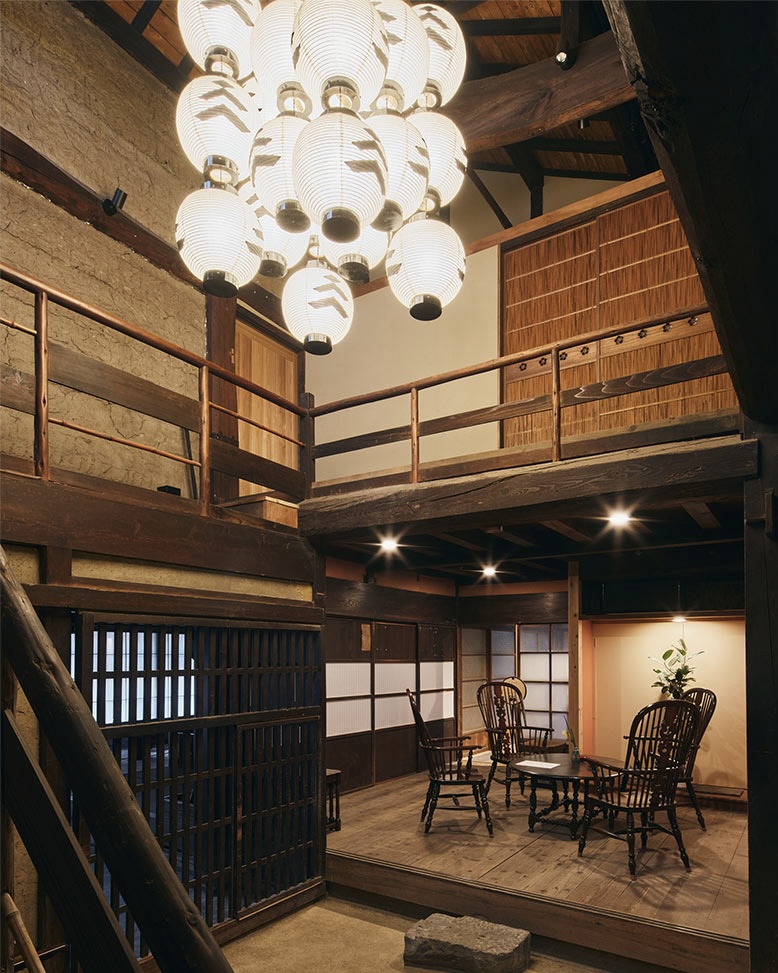 犬山城下町　古民家ホテル宿SHUKU　登録有形文化財　ラウンジ