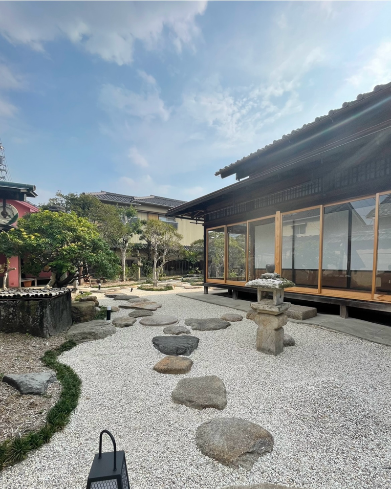 犬山城下町　宿SHUKUのレストラン古今　日本庭園