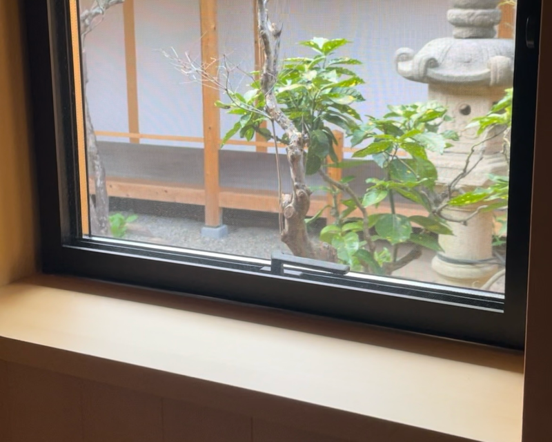 犬山城下町　古民家ホテル　宿SHUKUの内装