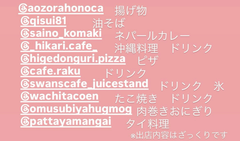 犬山花火　ロングラン花火２０２５　出店情報