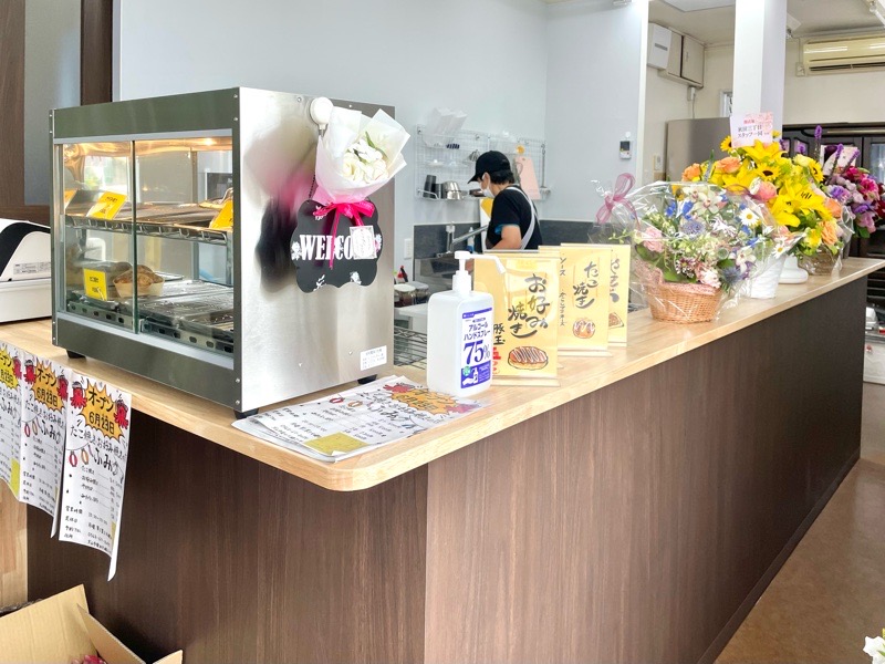 犬山テイクアウト　たこ焼きお好み焼きのふみ　店内