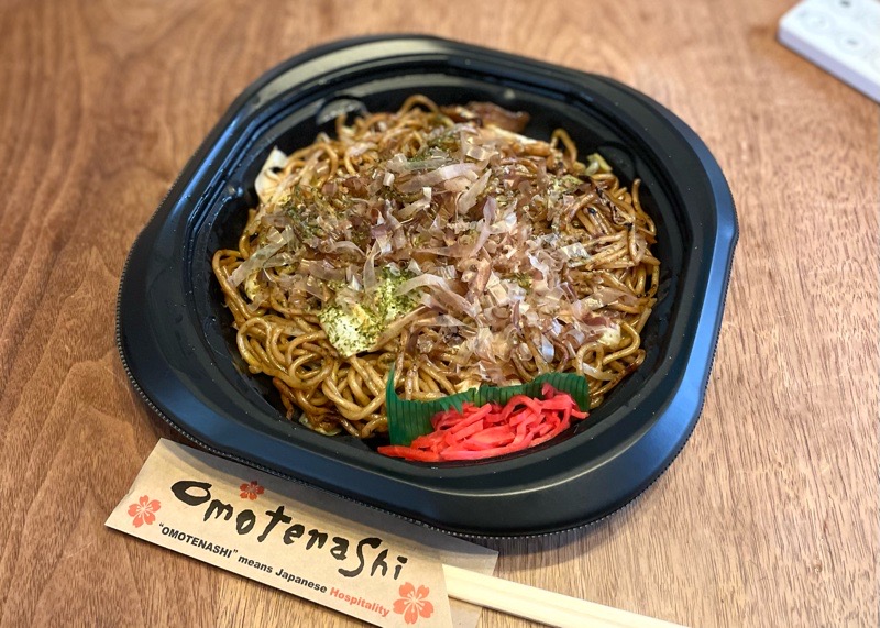 犬山テイクアウト　たこ焼きお好み焼きふみ　焼きそばお持ち帰り