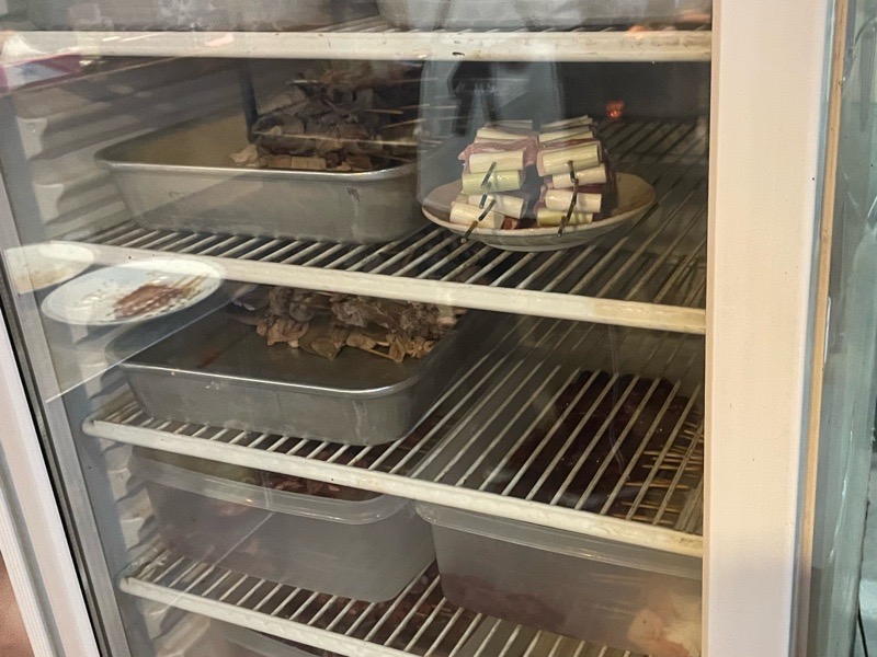 各務原市鵜沼　つたやのとん焼き　串焼き