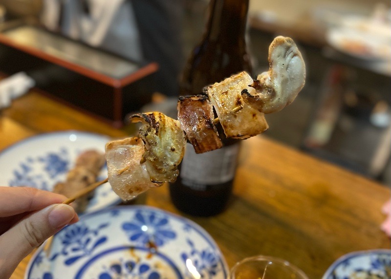 各務原市鵜沼　つたやのとん焼き　串焼き