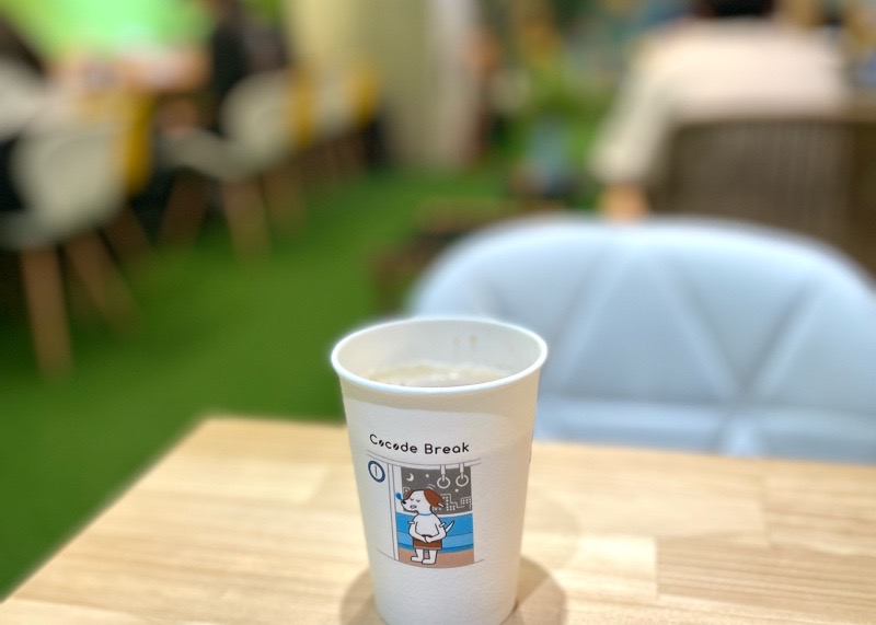 江南市　セルフカフェ布袋駅店　ドリンク　高架下複合施設MOKUKICHI