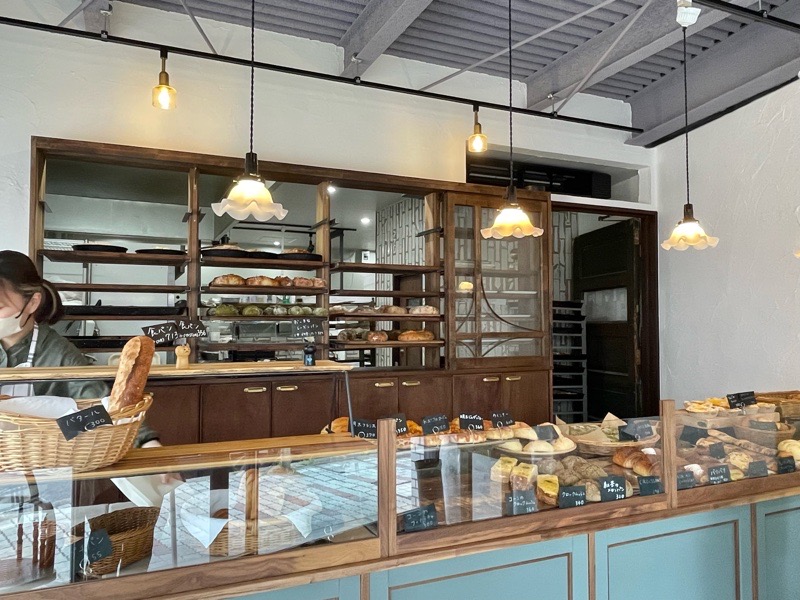 江南パン屋　HANSPETER　ハンスペーターの店内