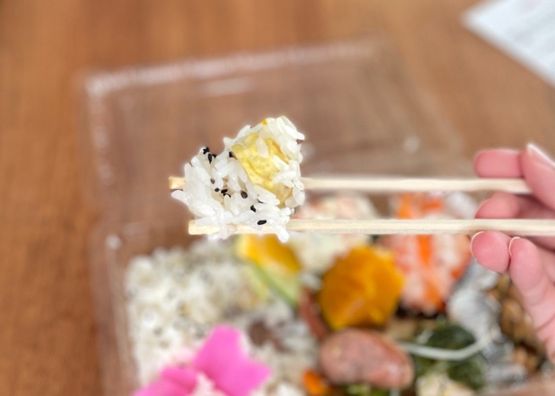 犬山テイクアウト　花弁当　栗ごはん