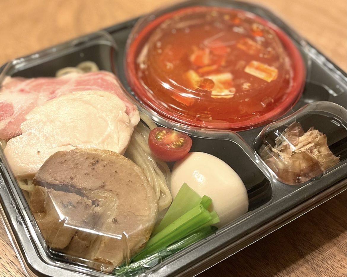 犬山ランチ　つけ麺らーめん結まる　テイクアウト