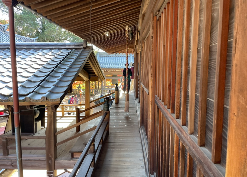 犬山もみじ寺 寂光院の随求堂の回廊