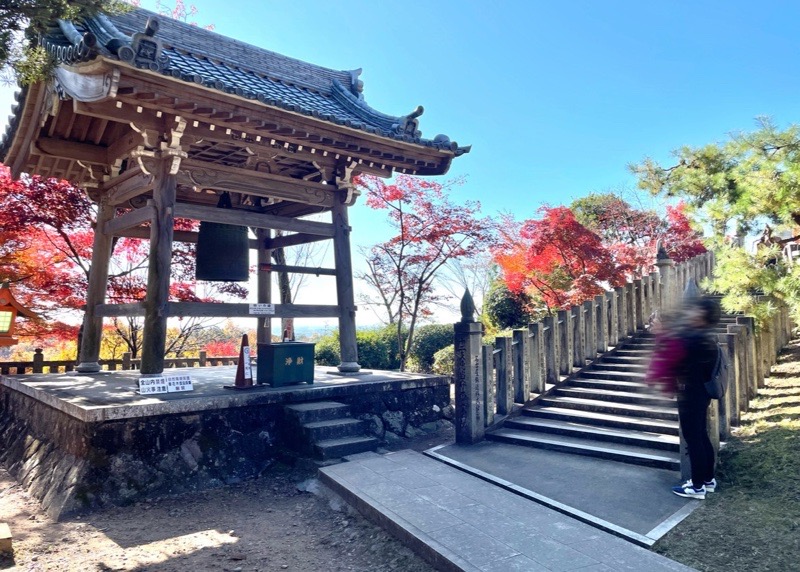 犬山もみじ寺 寂光院の展望台