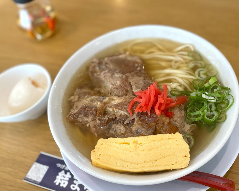 犬山ランチ　つけ麺らーめん結まる　結まるソーキ　１周年メニュー