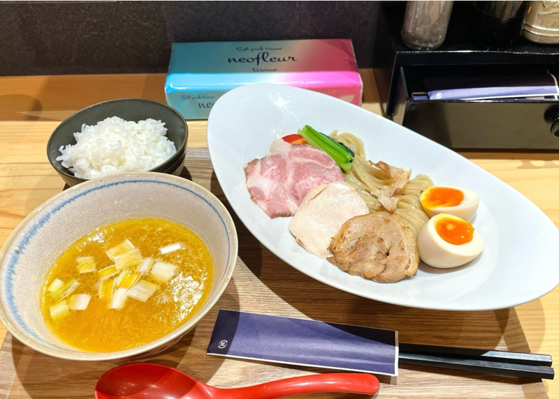 犬山ランチ　つけ麺らーめん結まる　麺ハーフ
