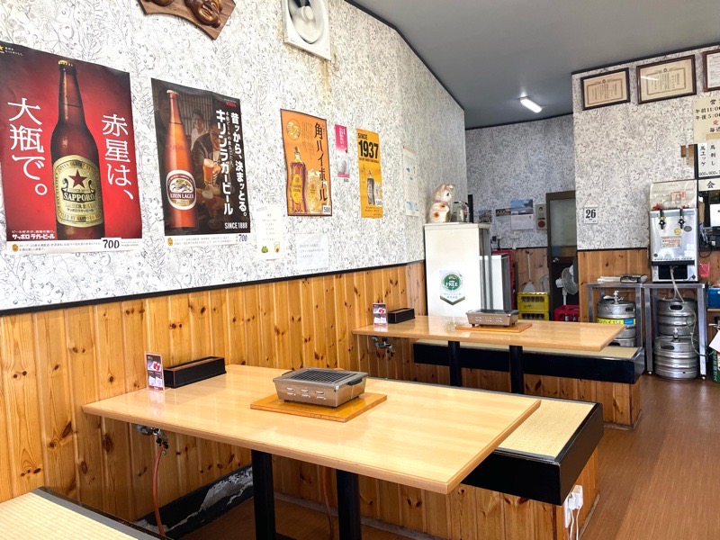 犬山焼肉　味楽のお肉　ランチタイム営業　店内