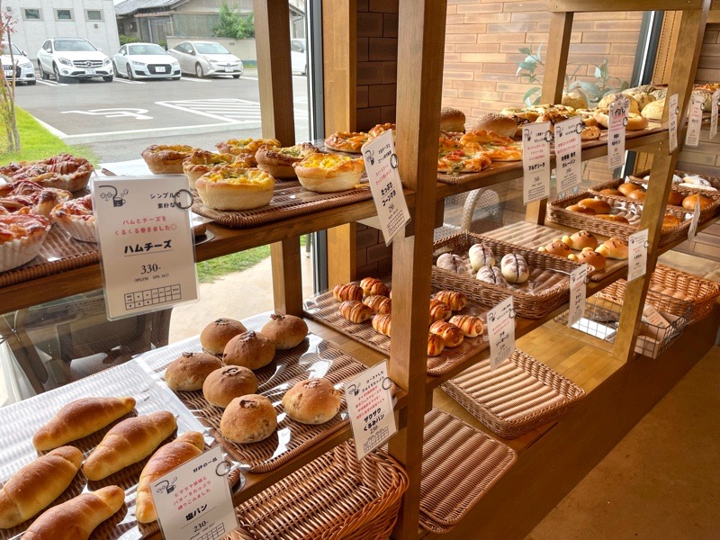 江南パン屋 ここカラ・パンCafe 品揃え