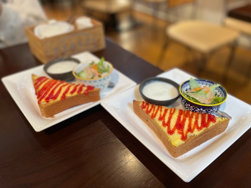 Cafe Aranciaのメニュー　犬山モーニング　アランチャ