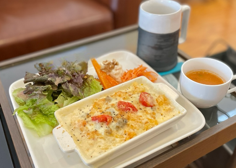 犬山ランチ　カフェプラスアルファ　cafe+αのドリアランチ