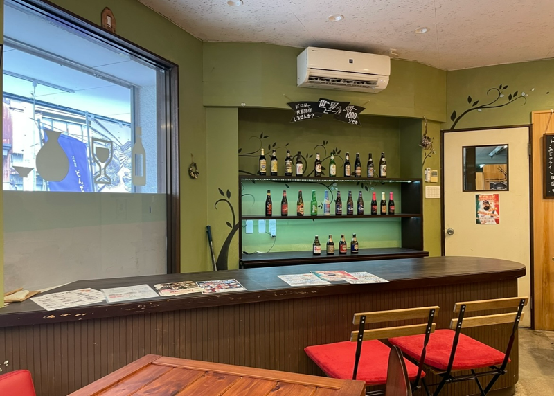 犬山城下町　江口屋の夜の部　店内