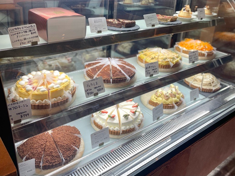 犬山カフェ ハチカフェ犬山駅 タルトケーキ