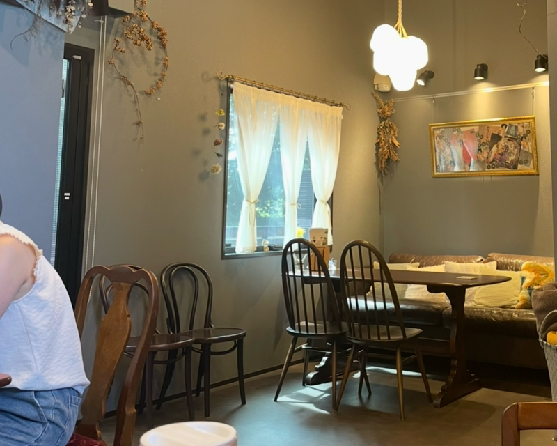 江南カフェ enkoyaの店内 エンコヤ