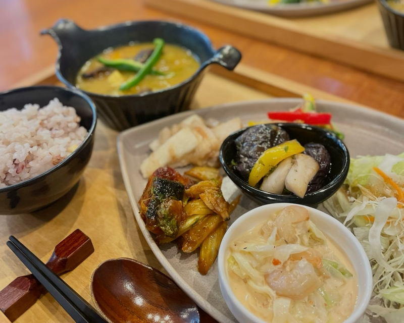 江南カフェ enkoya プレートランチ エンコヤ