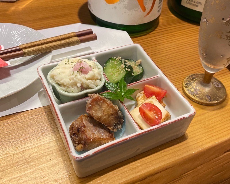 犬山駅　日本酒専門店夢乃音　お通し