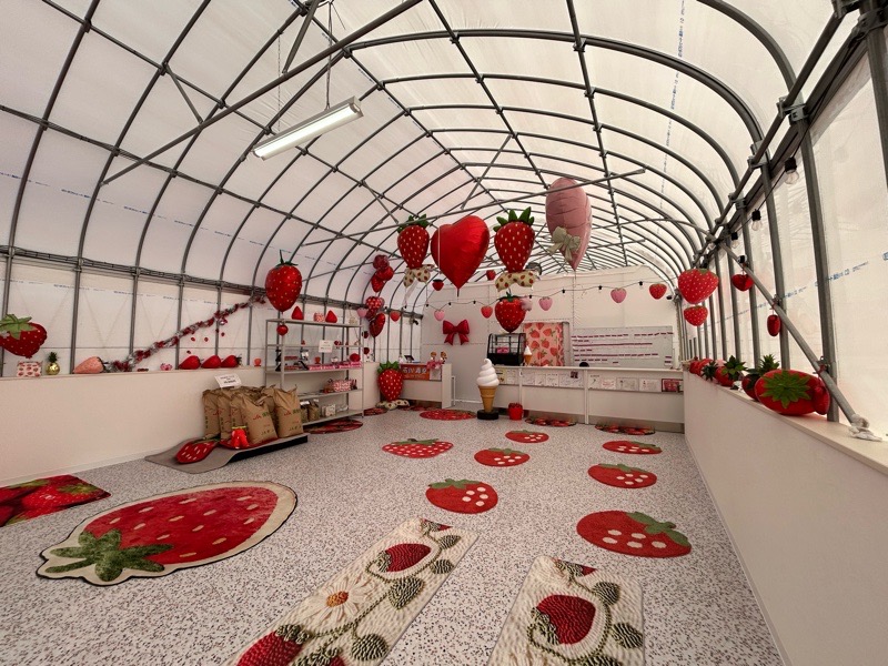 各務原いちご狩り　LienFermeいちご農園　施設紹介