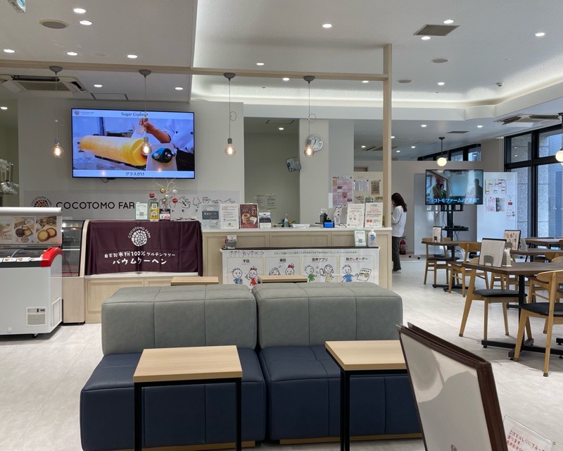 犬山カフェ　ココトモカフェ　フロイデ店　店内