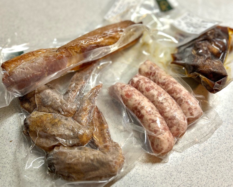 江南テイクアウト　GRUN　塩だけベーコンのグリュンの実食