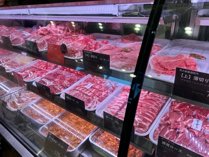 可児市テイクアウト 精肉店の肉の馬力家 品揃え
