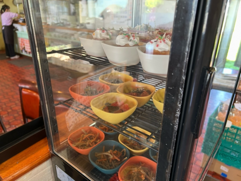 一宮喫茶店　ミントの壁のメニュー　小鉢
